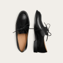 Ines Flats, glossy black